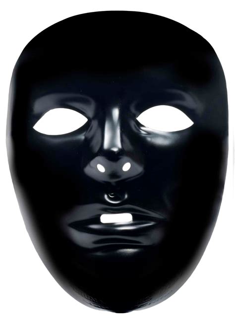 all black mask halloween